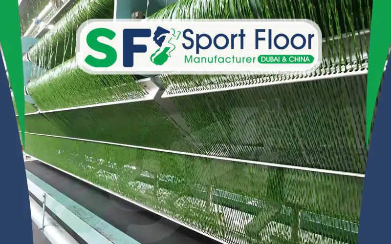 Artificial grass tufting production line