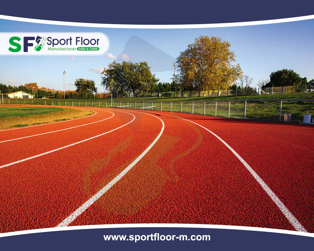 مضمار ركض ترتان للمسابقات الدولية معتمد من الاتحاد الدولي تصنيع سبورت فلورPU Athletic Track Systems