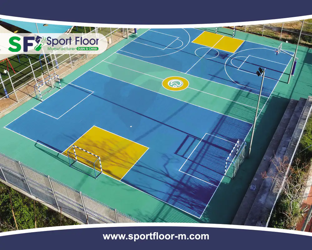 ملاعب ترتان متعددة الألوان من Sport Floor