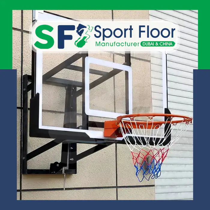 اكسسورات ملاعب رياضية باسكت كرة سلة - بورد سلة معتمد من سبورت فلور