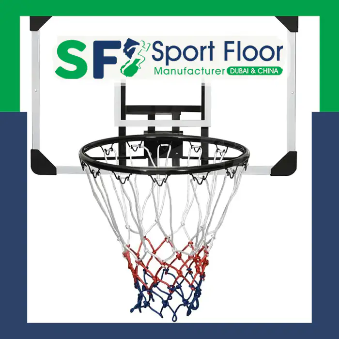 اكسسورات ملاعب رياضية باسكت كرة سلة - بورد سلة معتمد من سبورت فلور