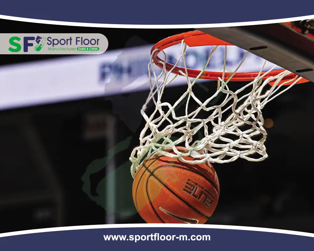 اكسسورات ملاعب رياضية باسكت كرة سلة - بورد سلة معتمد من سبورت فلور