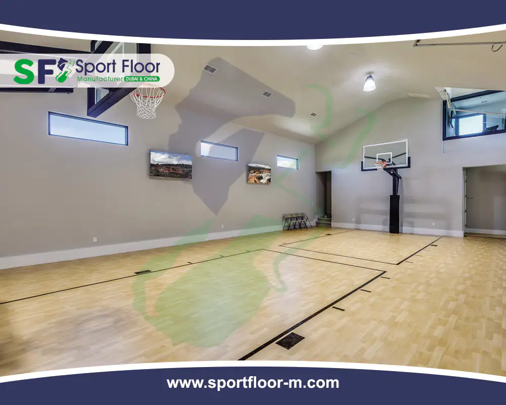 اكسسورات ملاعب رياضية باسكت كرة سلة - بورد سلة معتمد من سبورت فلور