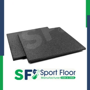 بلاط مطاط 3 سم اسود