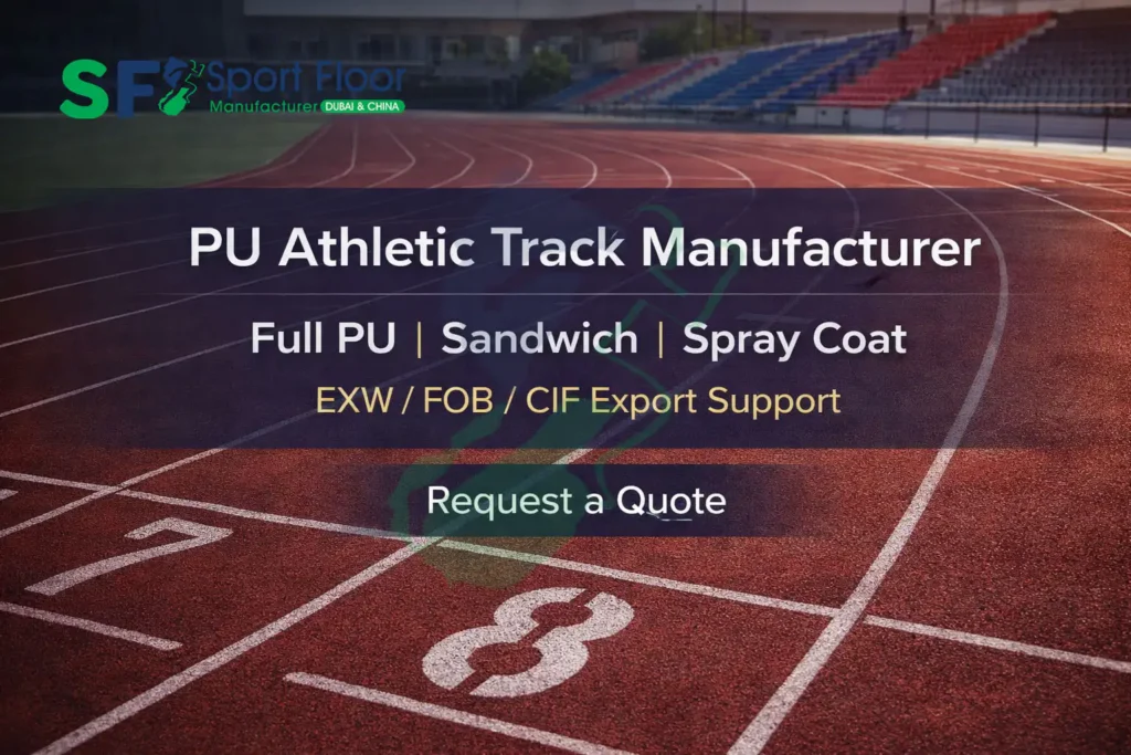 pu athletic track manufacturer full pu sandwich spray sport floor PU athletic track manufacturer Full PU sandwich spray coat running track systems