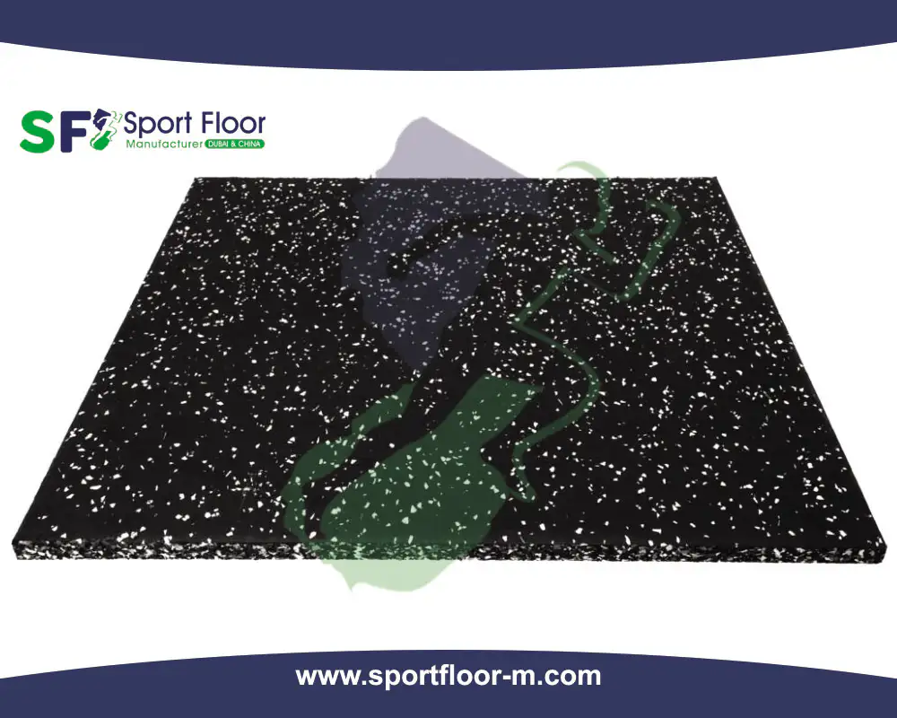 بلاط مطاط منقط - Speckled Rubber Tiles - Dalles en Caoutchouc Mouchetées - Baldosas de Goma Salpicadas