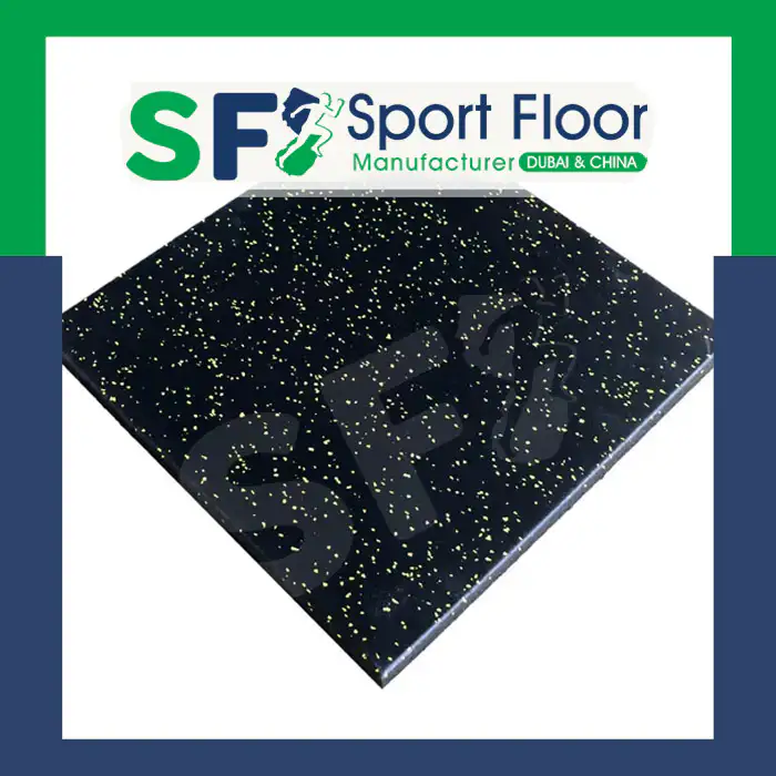 بلاط مطاط منقط - Speckled Rubber Tiles - Dalles en Caoutchouc Mouchetées - Baldosas de Goma Salpicadas