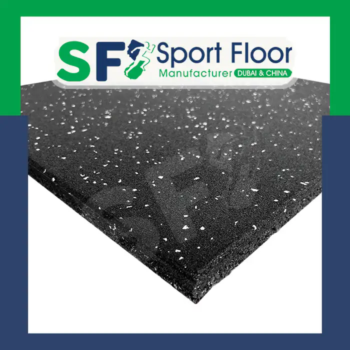 بلاط مطاط منقط - Speckled Rubber Tiles - Dalles en Caoutchouc Mouchetées - Baldosas de Goma Salpicadas