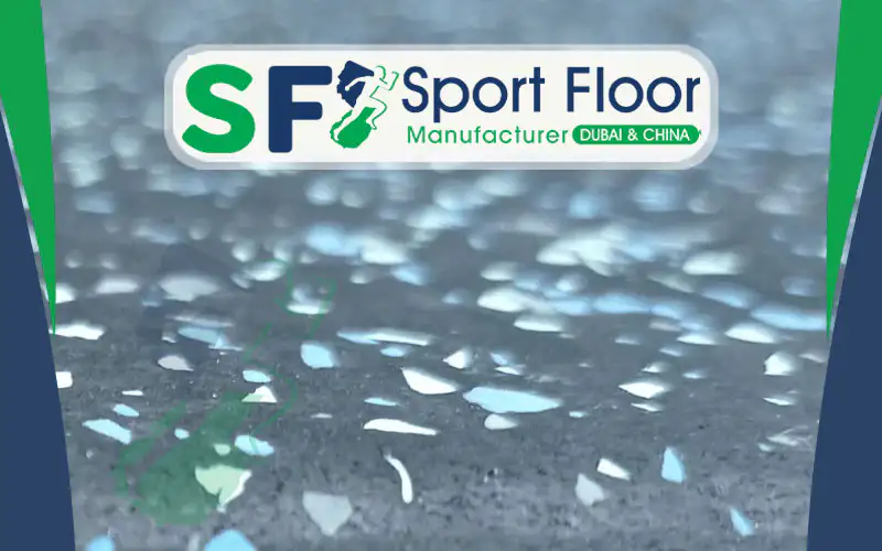 بلاط مطاط منقط - Speckled Rubber Tiles - Dalles en Caoutchouc Mouchetées - Baldosas de Goma Salpicadas