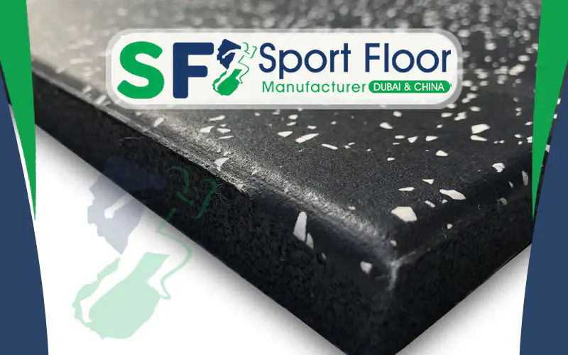 بلاط مطاط منقط - Speckled Rubber Tiles - Dalles en Caoutchouc Mouchetées - Baldosas de Goma Salpicadas