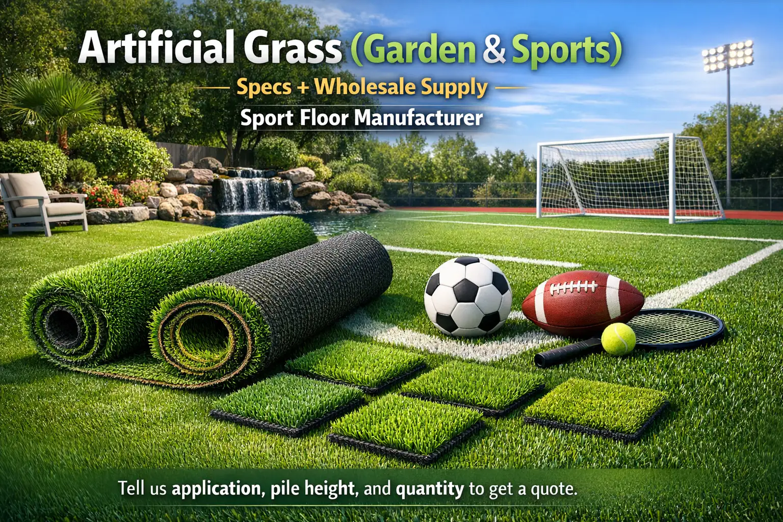 Artificial Grass Manufacturer – Sports & Landscaping Turf Wholesale Factory Direct