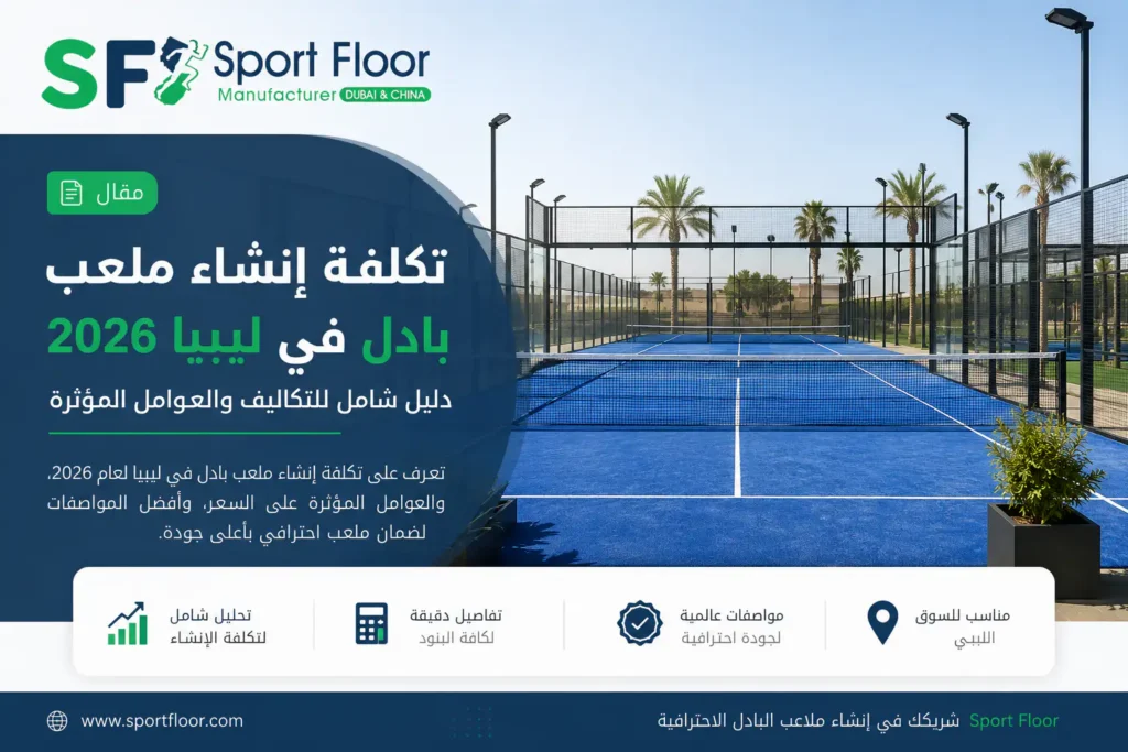 padel court libya sport floor padel court libya sport floor