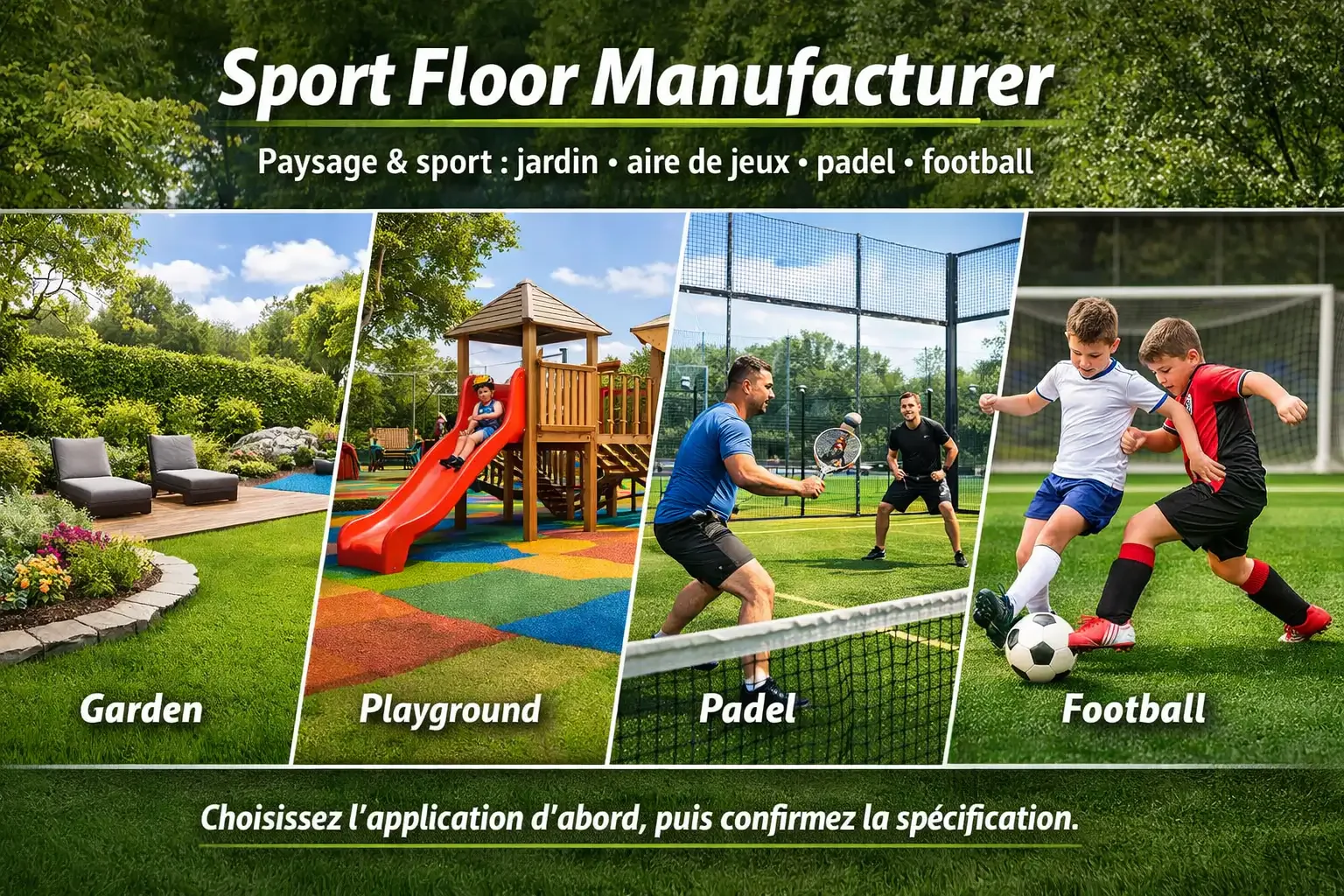 مصنع عشب صناعي Sport Floor للملاعب والحدائق والبادل وكرة القدم