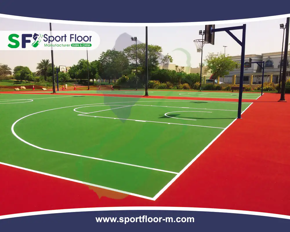 Tartan Basketball Court PU Surface & Court Supply