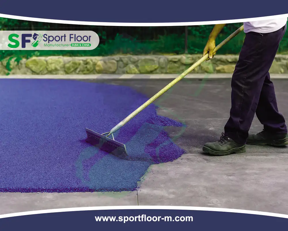 Tartan Materials for PU Sports Surfaces Sport Floor