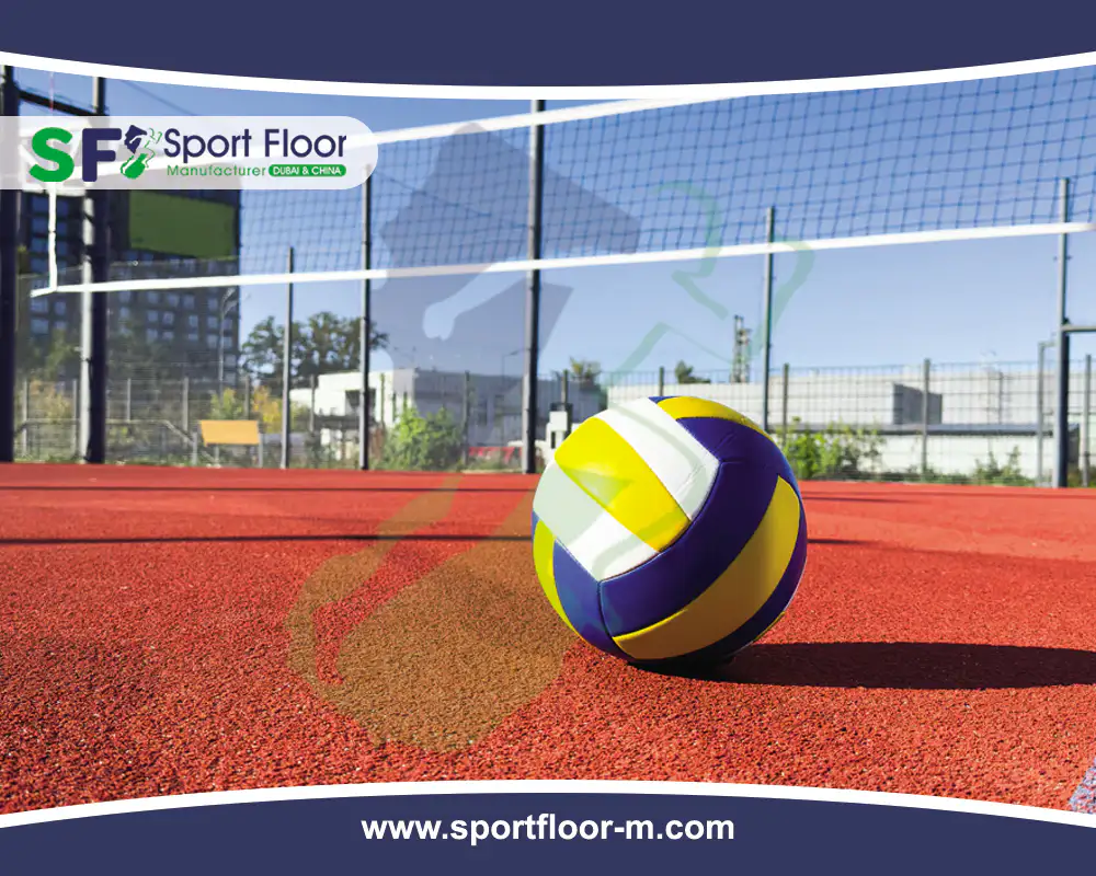 Tartan Volleyball Court PU Surface & Court Supply