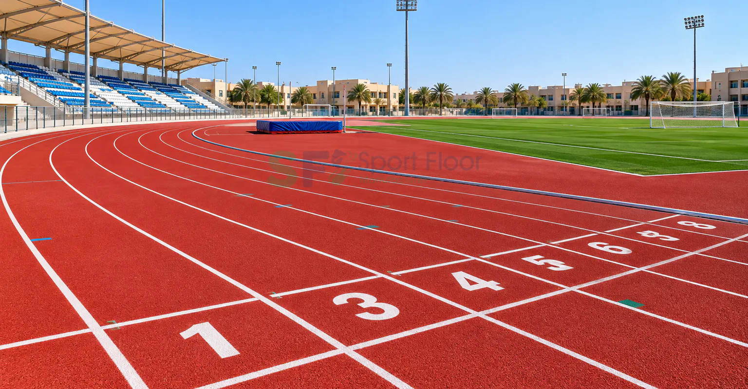تنفيذ مضمار جري وألعاب قوى