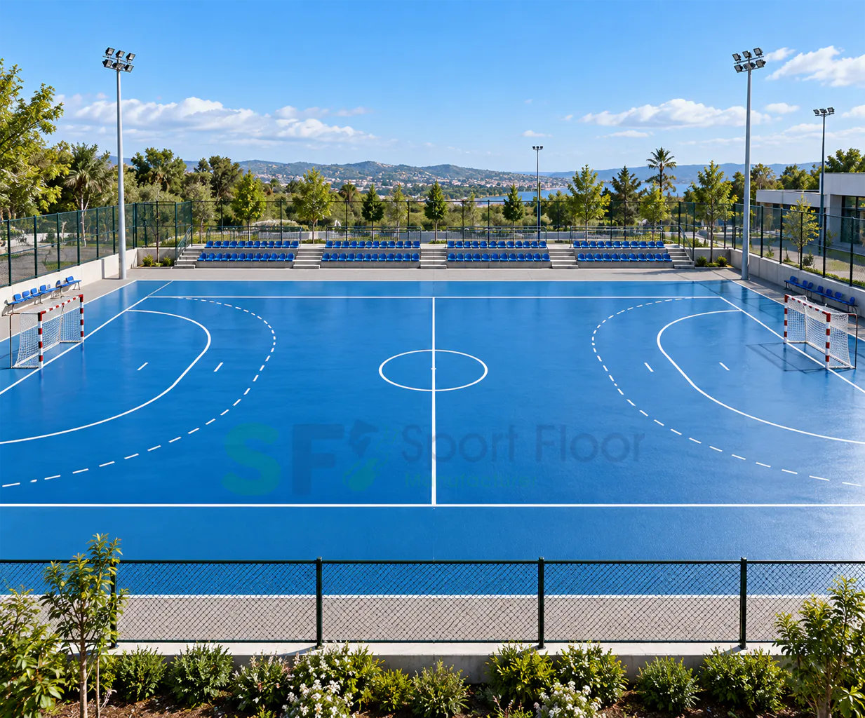 إنشاء ملعب كرة يد بواسطة Sport Floor