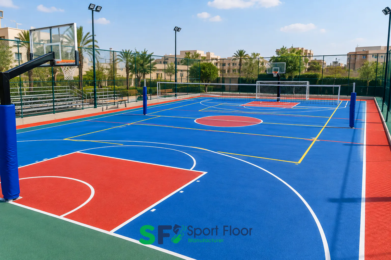 أعمال الملاعب متعددة الاستخدامات