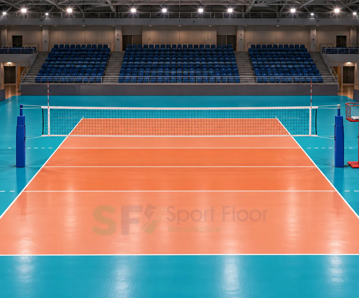 إنشاء ملعب كرة طائرة بواسطة Sport Floor