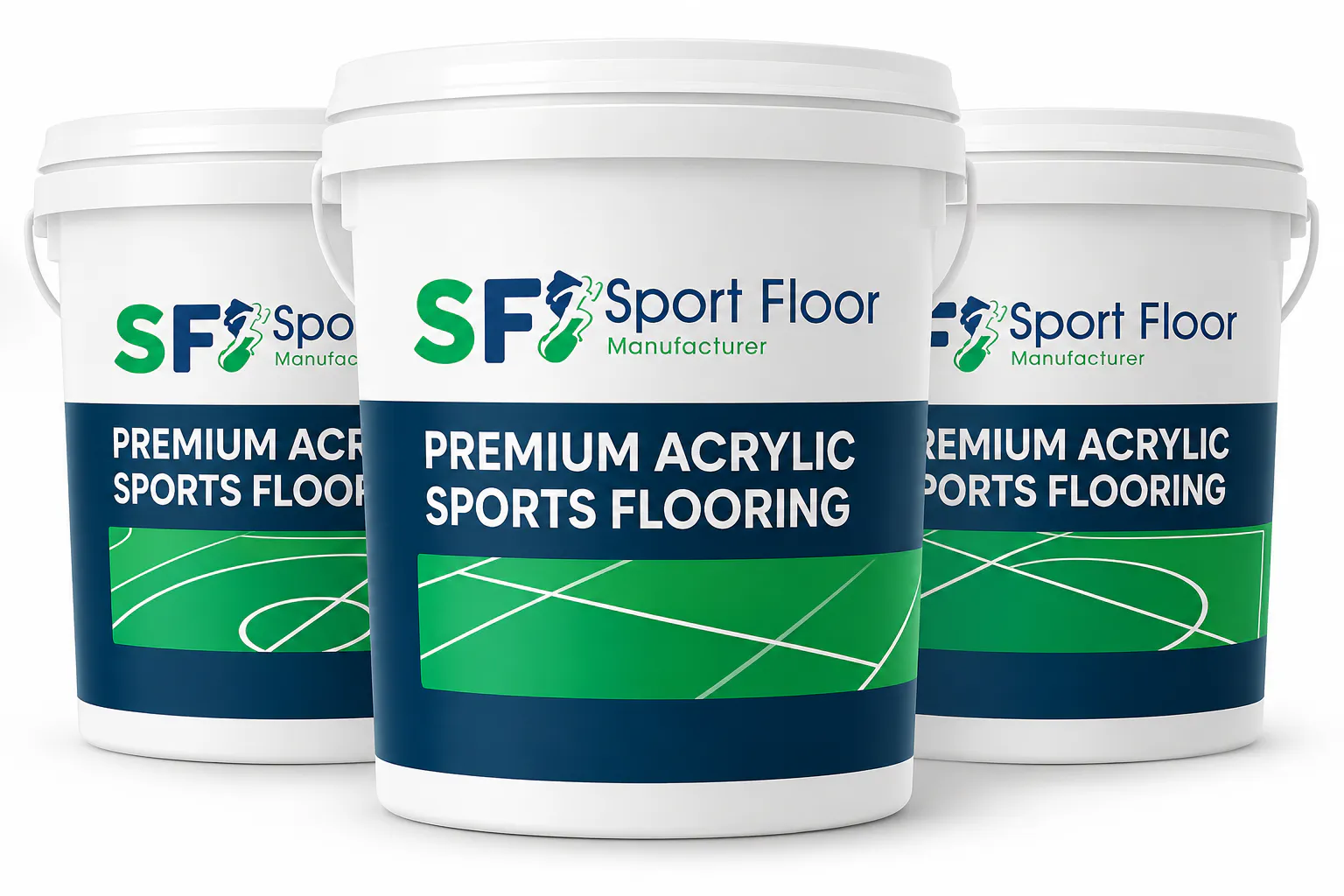 خامات الأكريليك لأرضيات الملاعب الرياضية من Sport Floor